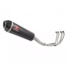 Yamaha YZF600R YZF 600 Thundercat Ligne complète & Silencieux Ovale En Carbone 400mm