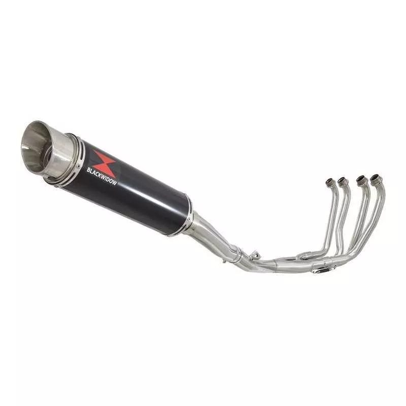 Yamaha YZF600R YZF 600 Thundercat Ligne complète & Silencieux Rond GP Style Noir En Inox 360mm