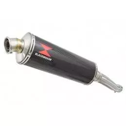 Yamaha YZF600R YZF 600 Thundercat Tube de raccord et Silencieux Ovale En Carbone 400mm