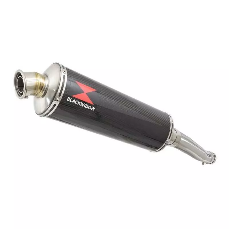 Yamaha YZF600R YZF 600 Thundercat Tube de raccord et Silencieux Ovale En Carbone 400mm