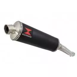 Yamaha YZF600R YZF 600 Thundercat Tube de raccord et Silencieux Ovale Noir En Inox 400mm