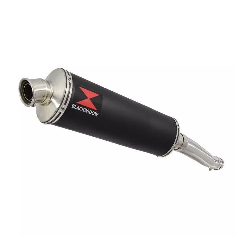 Yamaha YZF600R YZF 600 Thundercat Tube de raccord et Silencieux Ovale Noir En Inox 400mm