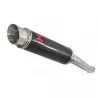 Yamaha YZF600R YZF 600 Thundercat Tube de raccord et Silencieux GP Rond En Carbone 360mm