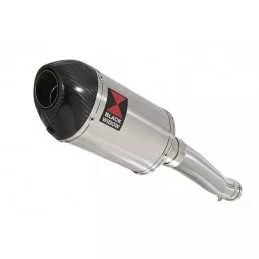 Yamaha YZF600R YZF 600 Thundercat Tube de raccord et Silencieux Ovale En Inox + Canule En Carbone 200mm