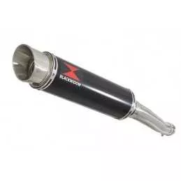 Yamaha YZF600R YZF 600 Thundercat Tube de raccord et Silencieux Rond GP Style Noir En Inox 360mm