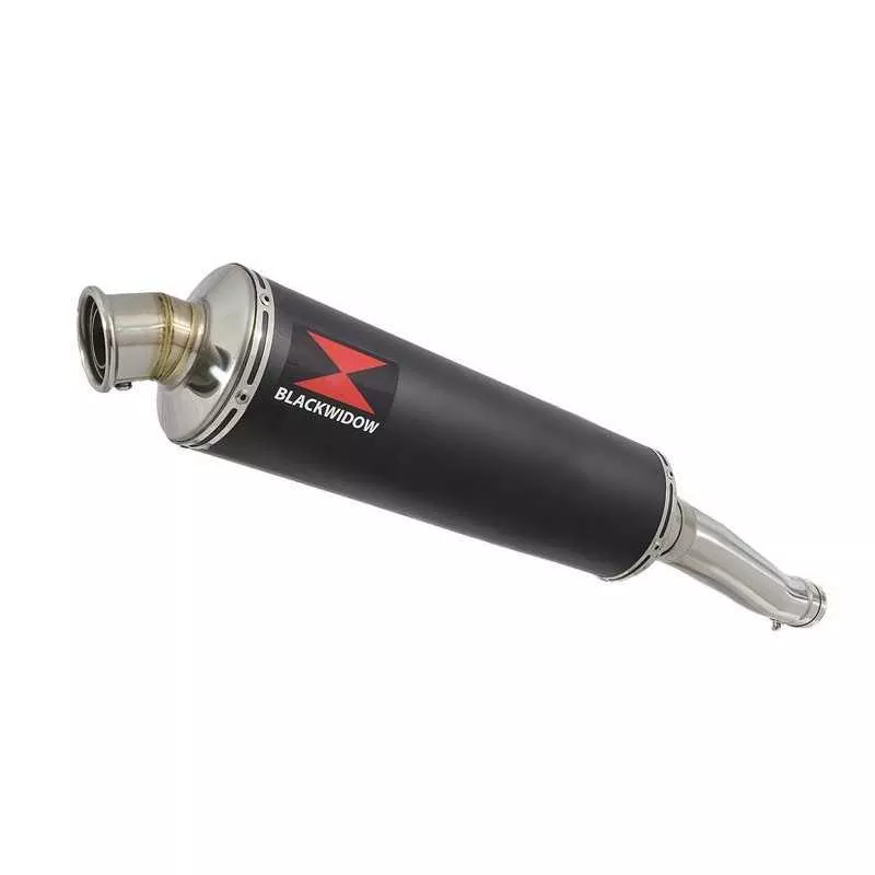 Yamaha YZF600R YZF 600 Thundercat Tube de raccord et Silencieux Rond Noir En Inox 400mm
