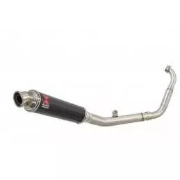 YZF-R 125 2014 - 2018 Passage Bas Diamètre XL Ligne complète & Silencieux Rond En Carbone 350mm