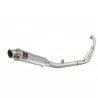 YZF-R 125 2008 - 2013 Passage Bas Diamètre XL Ligne complète & Silencieux Rond En Inox 350mm