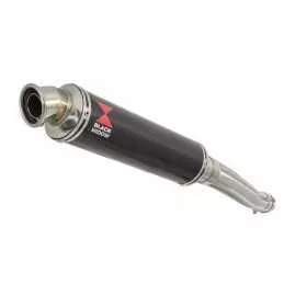 YZF750R YZF750 Tube de raccord et Silencieux Rond En Carbone CN35R 350mm