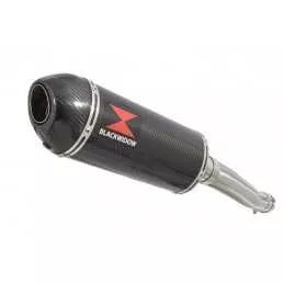 YZF750R YZF750 Tube de raccord et Silencieux Ovale En Carbone 300CT 300mm