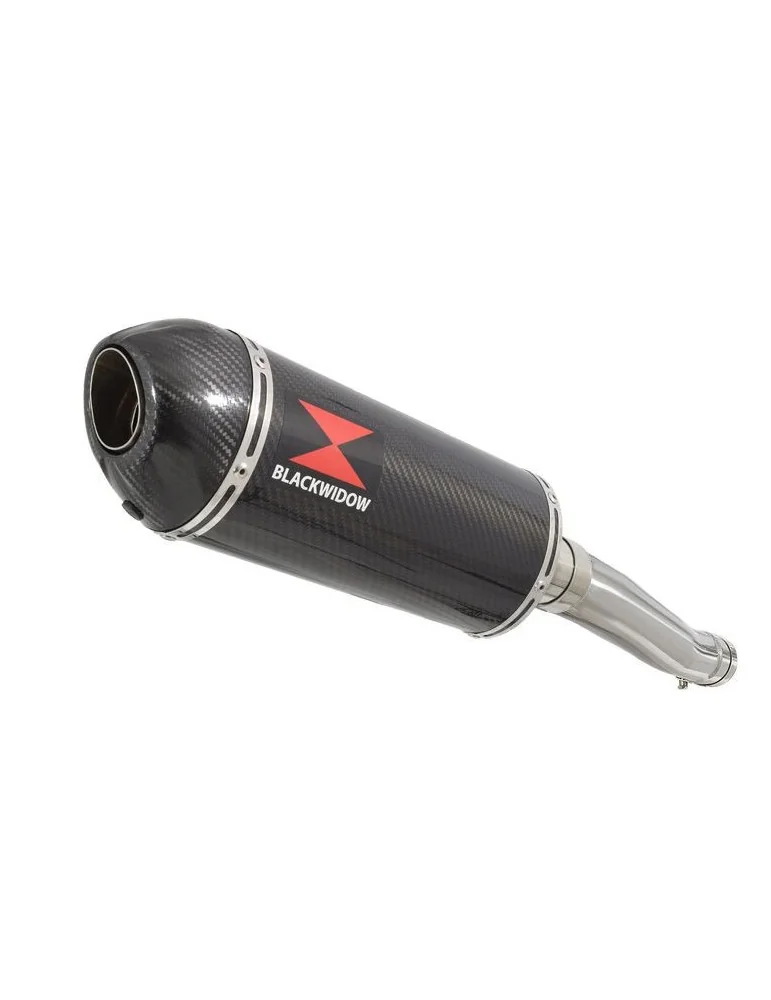 YZF750R YZF750 Tube de raccord et Silencieux Ovale En Carbone 300CT 300mm