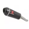 YZF750R YZF750 Tube de raccord et Silencieux Ovale En Carbone 300CT 300mm