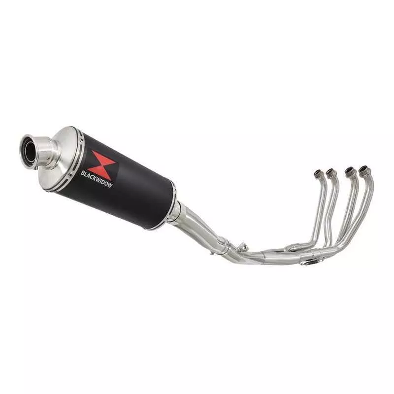 Yamaha YZF600R YZF 600 Thundercat Ligne complètes & Ovale Noir Silencieux En Inox 300mm