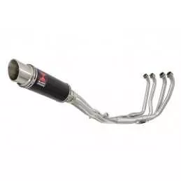 Yamaha YZF600R YZF 600 Thundercat Ligne complètes & Rond GP Style Noir Silencieux En Inox 230mm