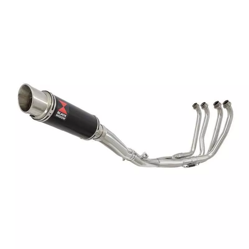 Yamaha YZF600R YZF 600 Thundercat Ligne complètes & Rond GP Style Noir Silencieux En Inox 230mm
