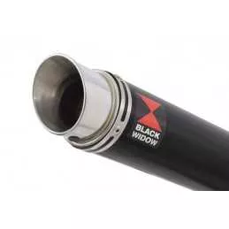 Yamaha YZF600R YZF 600 Thundercat Ligne complètes & Rond GP Style Noir Silencieux En Inox 230mm