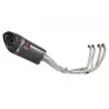 Yamaha YZF600R YZF 600 Thundercat Ligne complètes & Tri Silencieux Ovale En Carbone + Carbon Tip 250mm