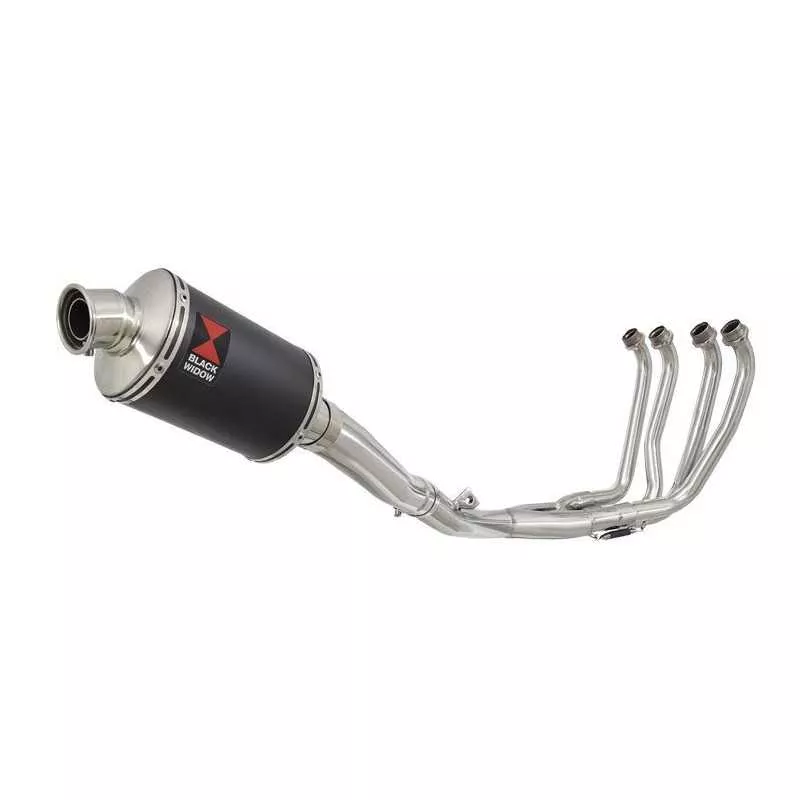 Yamaha YZF600R YZF 600 Thundercat Ligne complètes & Ovale Noir Silencieux En Inox 230mm