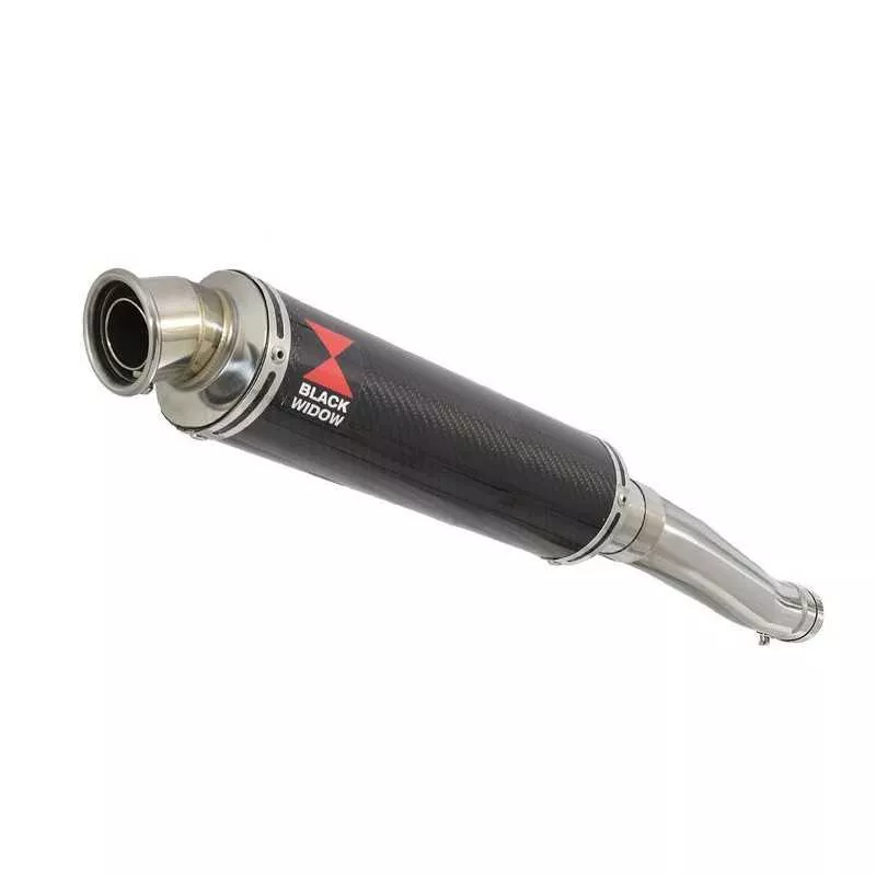 Yamaha YZF600R YZF 600 Thundercat Tube de raccord et Silencieux Rond En Carbone 350mm