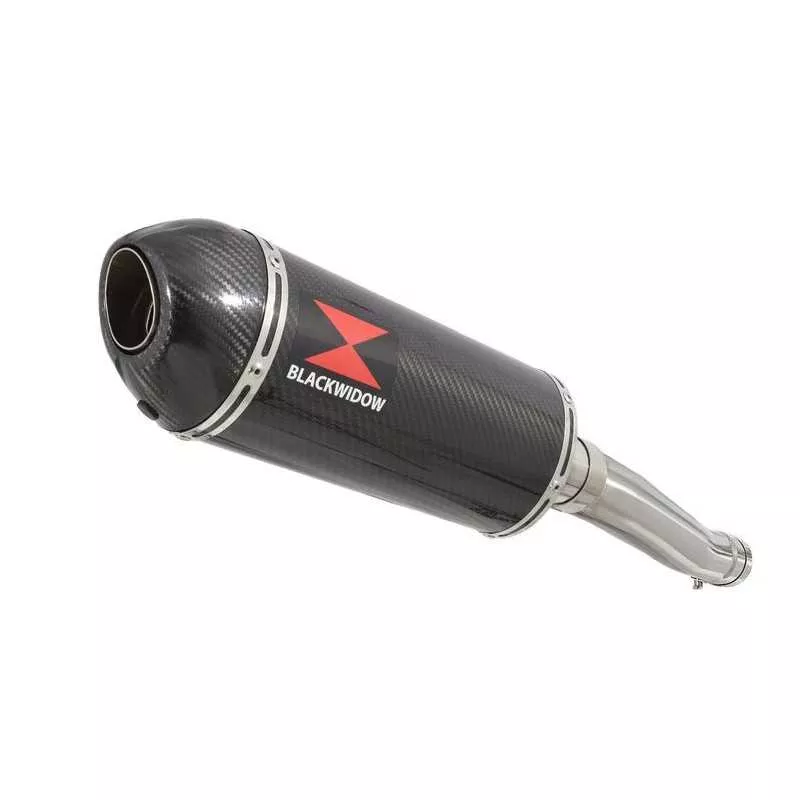 Yamaha YZF600R YZF 600 Thundercat Tube de raccord et  Silencieux Ovale En Carbone 300mm