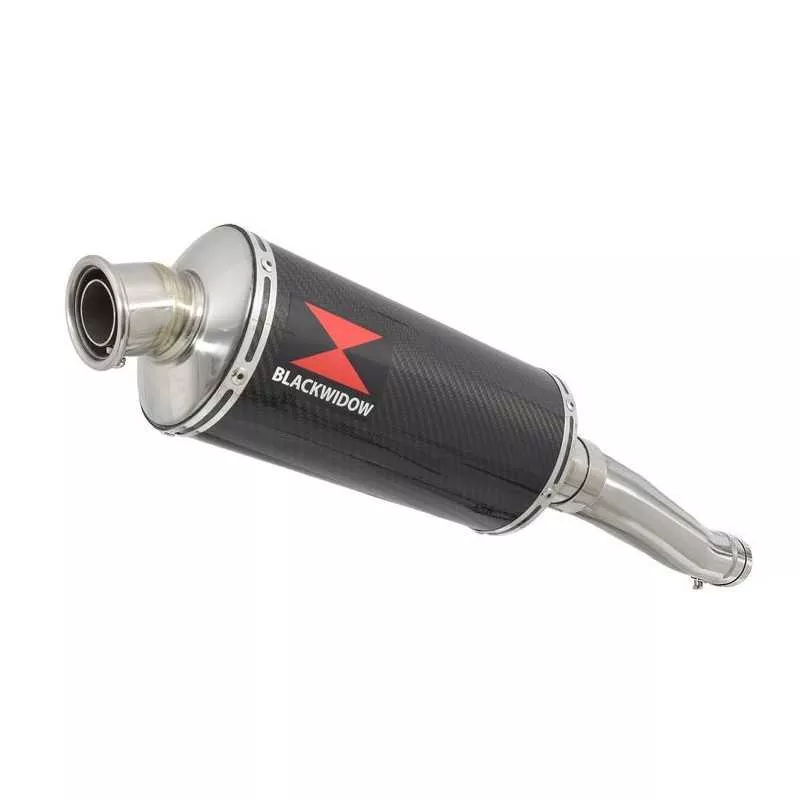 Yamaha YZF600R YZF 600 Thundercat Tube de raccord et Silencieux Ovale En Carbone 300mm