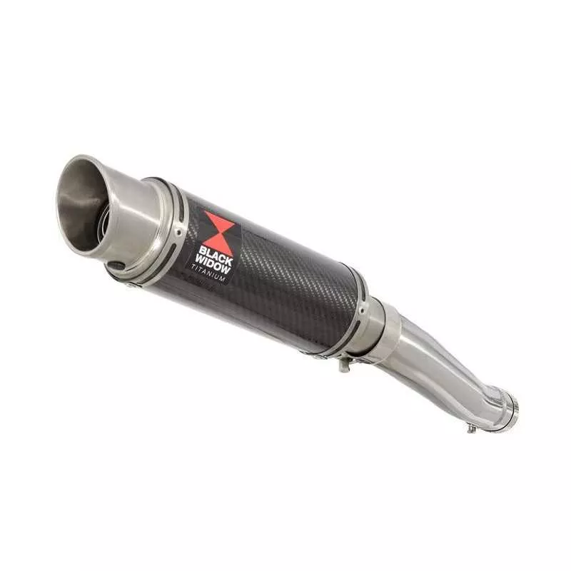 Yamaha YZF600R YZF 600 Thundercat Tube de raccord et Silencieux GP Rond En Carbone + Canule en Titane 230mm