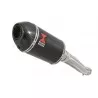 Yamaha YZF600R YZF 600 Thundercat Tube de raccord et Silencieux Ovale En Carbone 200mm