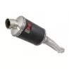 Yamaha YZF600R YZF 600 Thundercat Tube de raccord et Silencieux Ovale Noir En Inox 230mm
