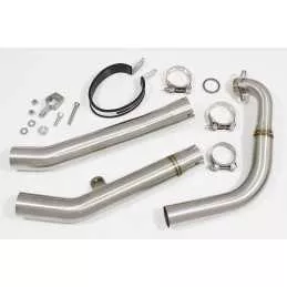 YZF-R 125 2014 - 2018 Hi Level Diamètre XL Ligne complète & Silencieux Ovale En Inox + Canule en Carbone 300mm