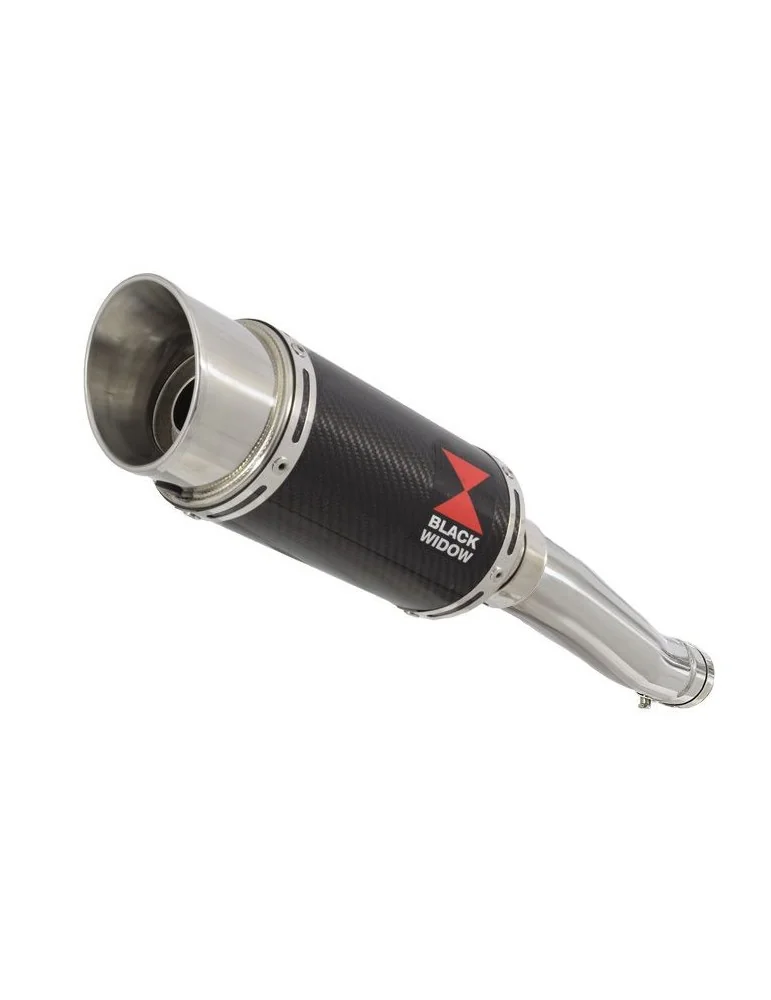 Yamaha YZF600R YZF 600 Thundercat Tube de raccord et Silencieux Rond En Carbone 200mm