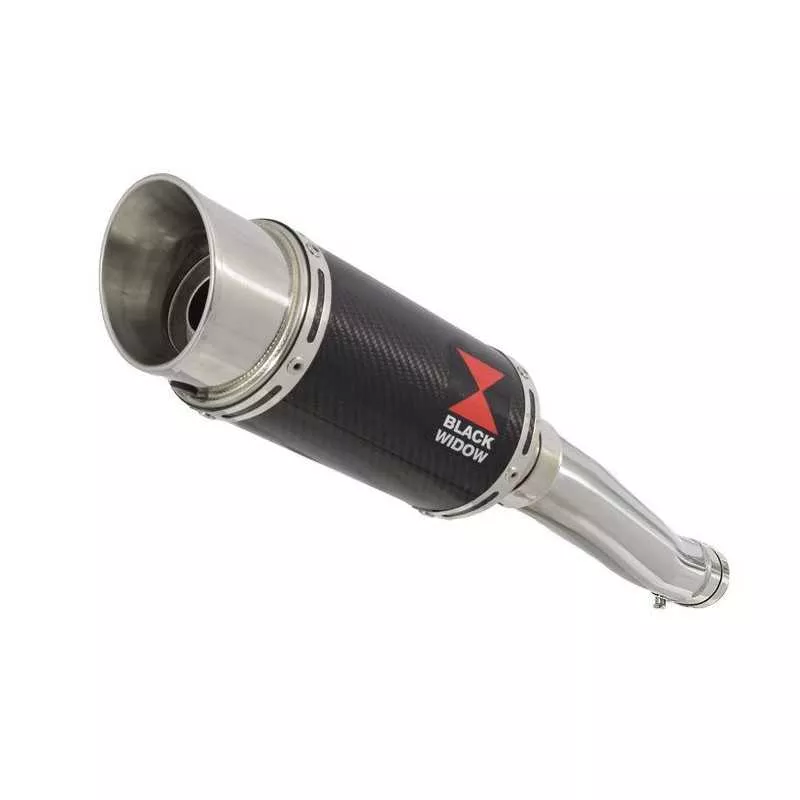 Yamaha YZF600R YZF 600 Thundercat Tube de raccord et Silencieux Rond En Carbone 200mm