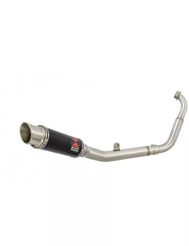 YZF-R 125 2014 - 2018 Passage Bas Diamètre XL Ligne complète & Silencieux Rond GP Style Noir En Inox 230mm