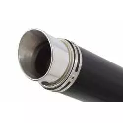 YZF-R 125 2014 - 2018 Passage Bas Diamètre XL Ligne complète & Silencieux Rond GP Style Noir En Inox 230mm