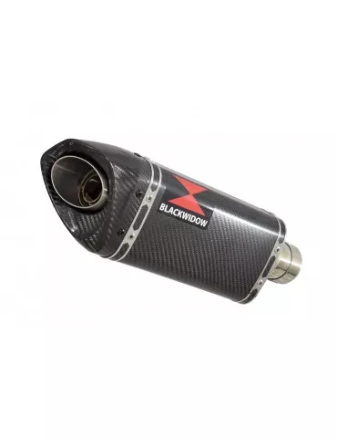 YZF-R 125 2008 - 2013 Passage Haut Diamètre XL Ligne complète & Silencieux Tri Ovale En Carbone 250mm