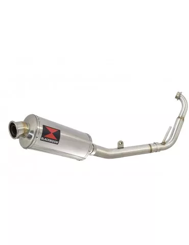 YZF-R 125 2008 - 2013 Passage Bas Diamètre XL Ligne complète & Silencieux Ovale En Inox 300mm