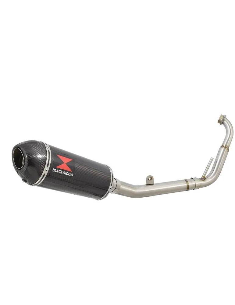 YZF-R 125 2008 - 2013 Passage Bas Diamètre XL Ligne complète & Silencieux Ovale En Carbone 300mm