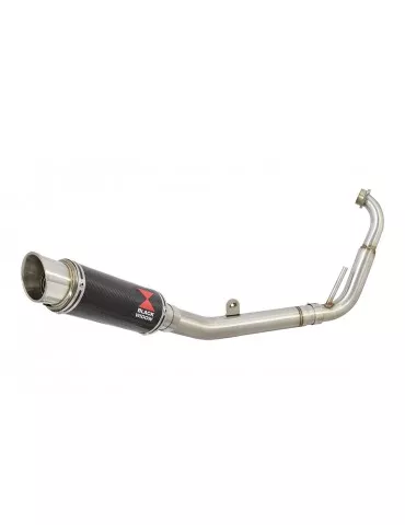 YZF-R 125 2008 - 2013 Passage Bas Diamètre XL Ligne complète & Silencieux GP Rond En Carbone 230mm