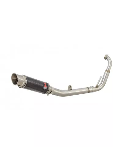 YZF-R 125 2008 - 2013 Passage Bas Diamètre XL Ligne complète & Silencieux GP Rond En Carbone + Canule en Titane 230mm
