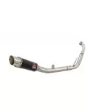 YZF-R 125 2008 - 2013 Passage Bas Diamètre XL Ligne complète & Silencieux Rond GP Style Noir En Inox 230mm