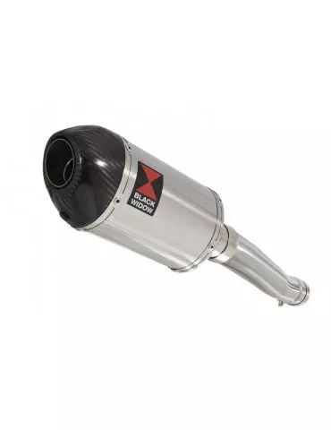 YZF750R YZF750 Tube de raccord et Silencieux Ovale En Inox + Canule En Carbone 200ST 200mm