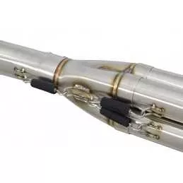 KAWASAKI ZX7R ZX-7R Ligne complète & Silencieux Ovale En Inox 230mm