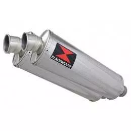 ZZR600 ZZR 600 4-2 exhaust linkpipes et Rond Silencieux En Inox 450mm