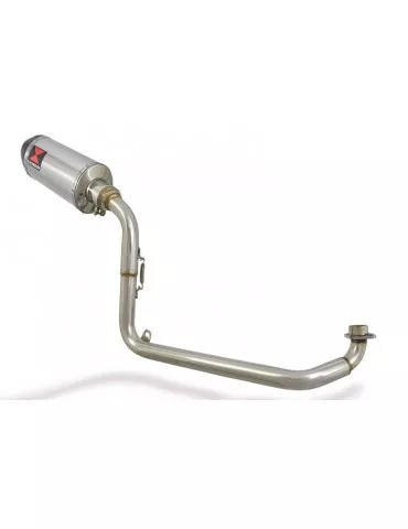 MSX 125 GROM 1-1 Ligne complète & Silencieux Ovale En Inox + Carbone Tip 300mm