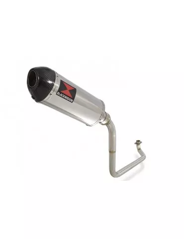 MSX 125 GROM 1-1 Ligne complète & Silencieux Ovale En Inox + Carbone Tip 300mm