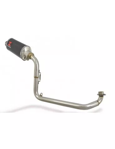 MSX 125 GROM 1-1 Ligne complète & Silencieux Ovale En Carbone 300mm