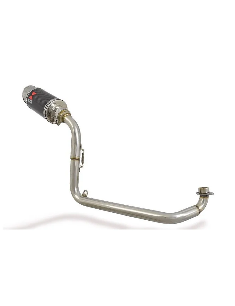 MSX 125 GROM 1-1 Ligne complète & Silencieux Rond En Carbone 200mm