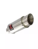 R850GS Echppement sport tube de raccord et Rond Silencieux En Inox 200mm