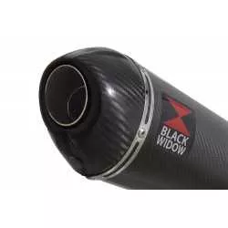 YZF750R YZF750 Tube de raccord et Silencieux Ovale En Carbone 200CT 200mm