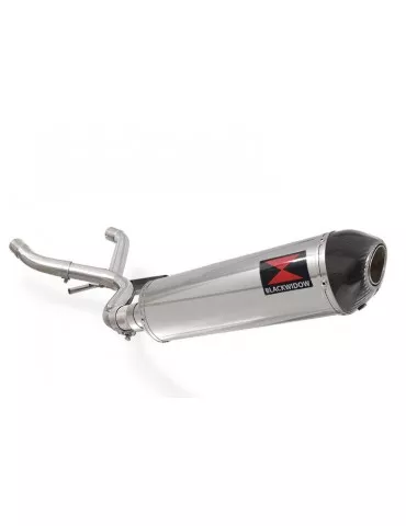 R850R ROADSTER Décatalyseur exhaust collector & Ovale Silencieux En Inox + carbon tip 400mm