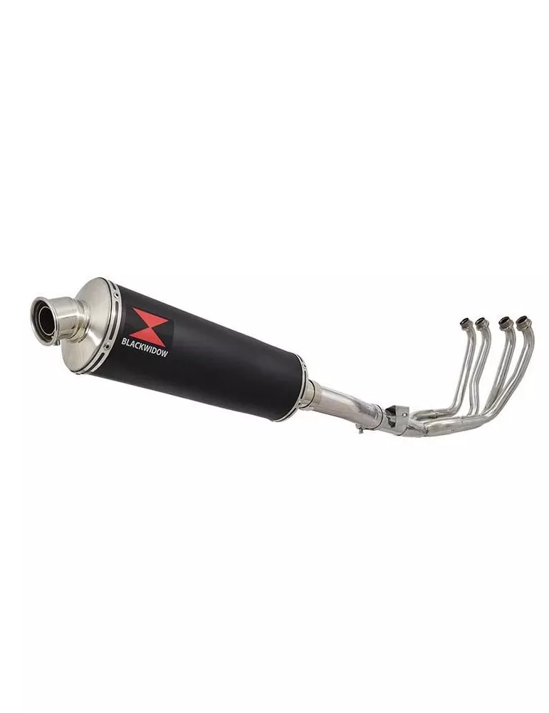 YZF1000 YZF1000R 1996-2003 Thunderace Ligne complète & Silencieux Ovale Noir En Inox 400mm